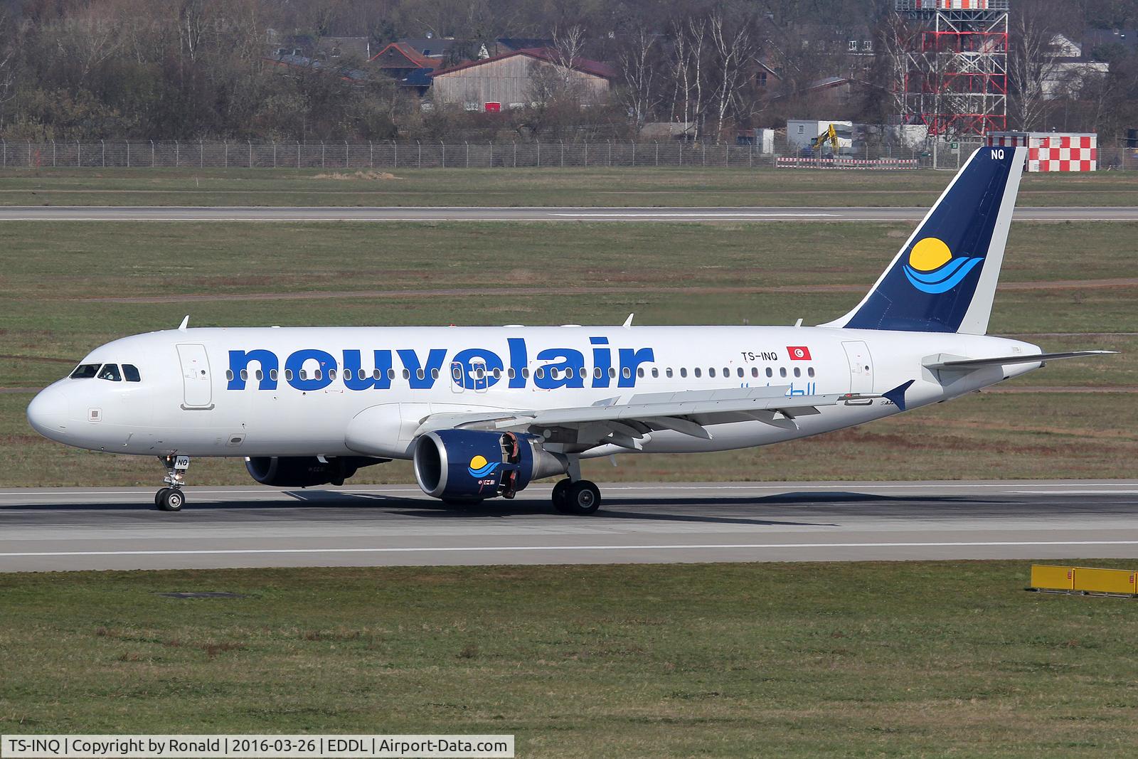 TS-INQ, 2004 Airbus A320-214 C/N 2158, at dus