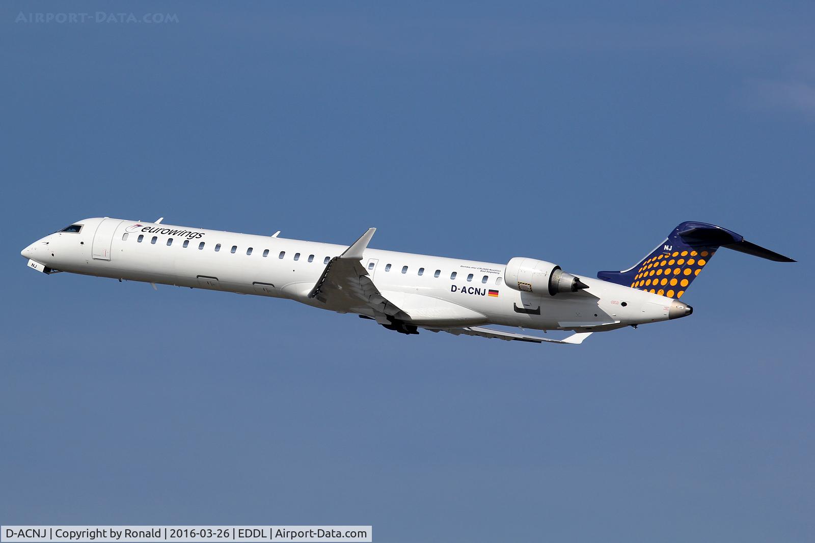 D-ACNJ, 2010 Bombardier CRJ-900 NG (CL-600-2D24) C/N 15249, at dus