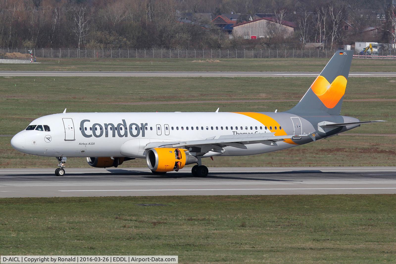 D-AICL, 2001 Airbus A320-212 C/N 1437, at dus