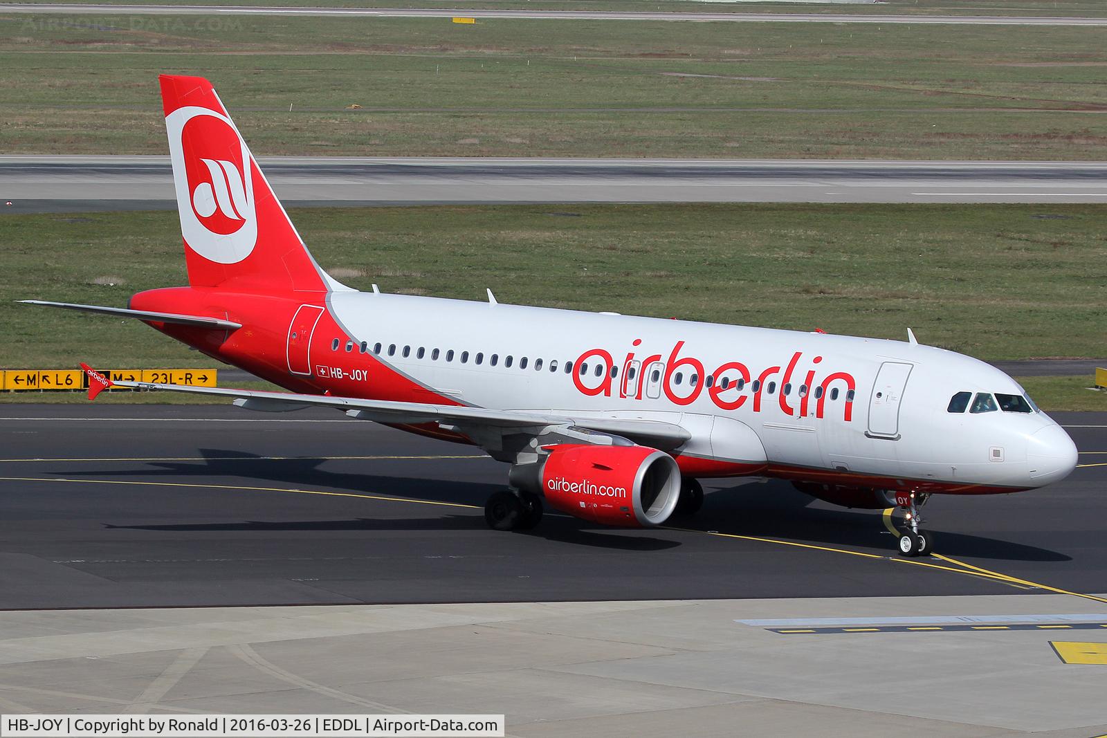 HB-JOY, 2007 Airbus A319-111 C/N 3245, at dus