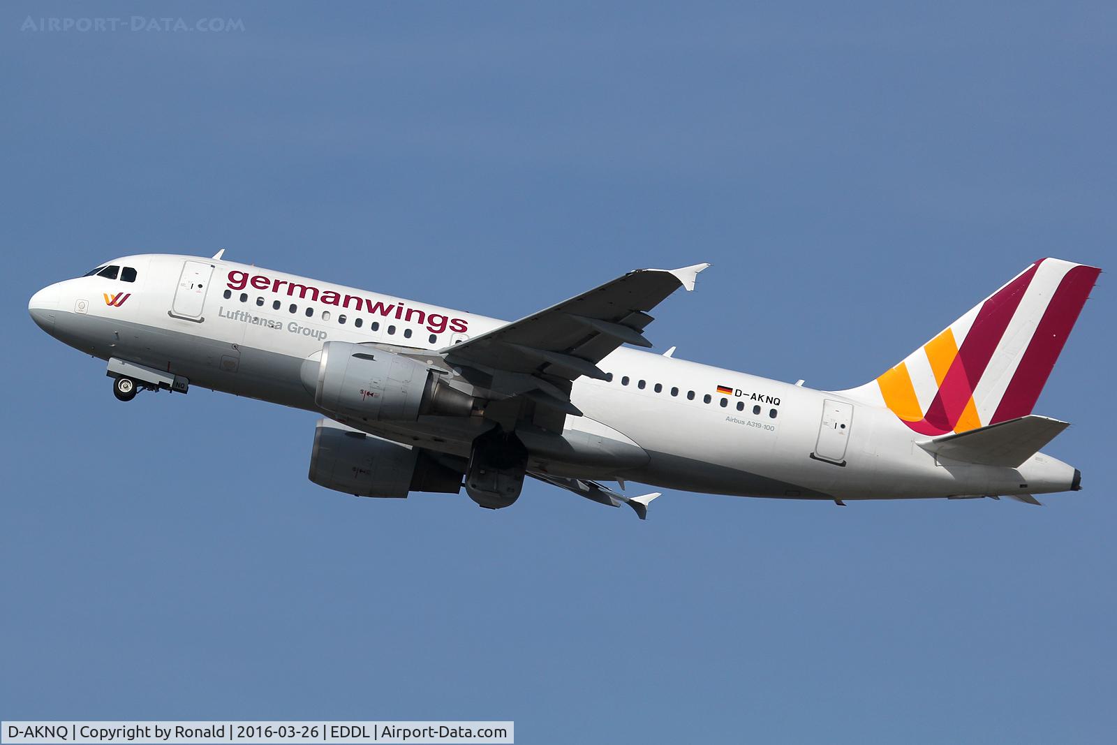 D-AKNQ, 2000 Airbus A319-112 C/N 1170, at dus