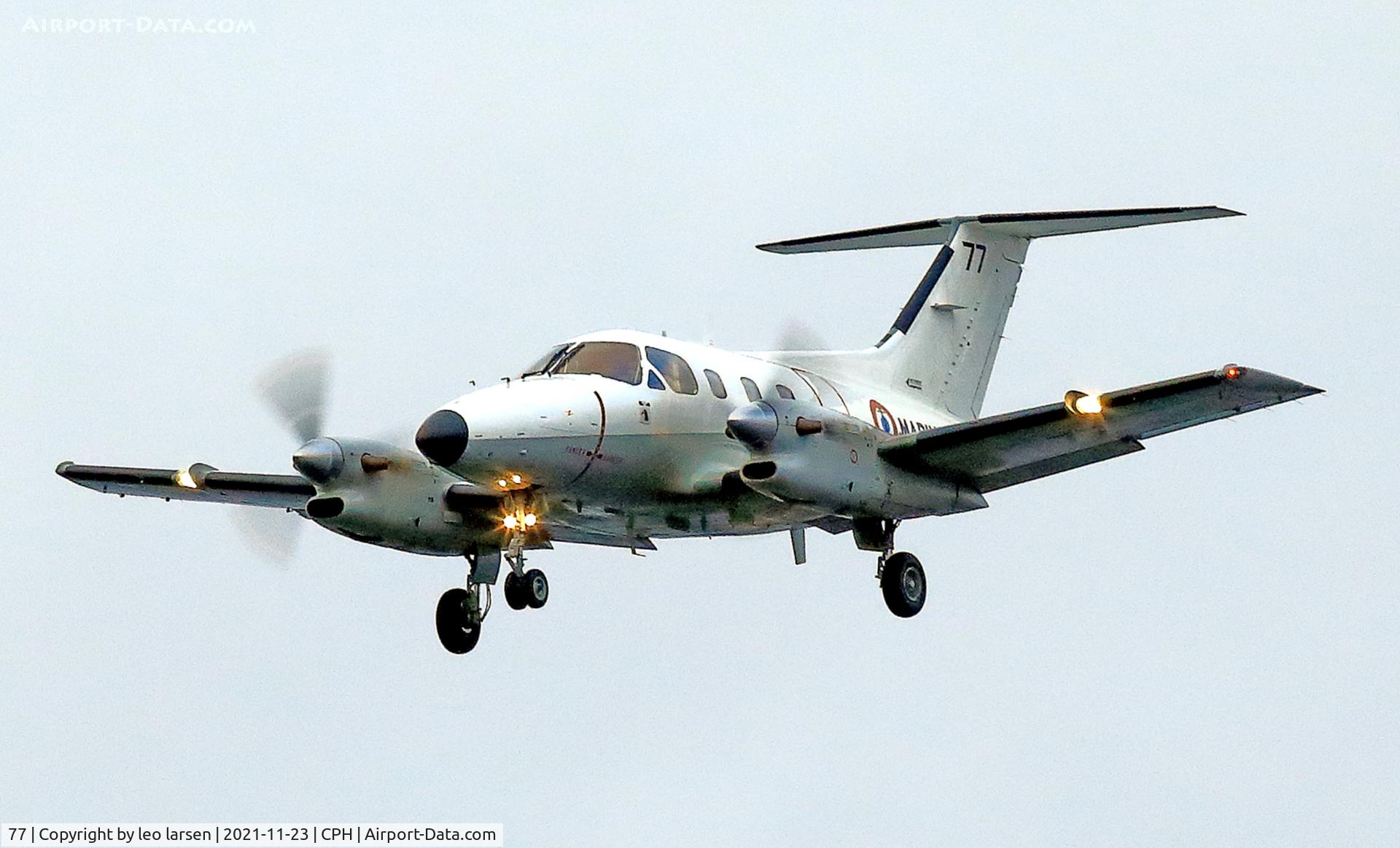 77, Embraer EMB-121AN Xingu C/N 121077, Copenhagen 23.11.2021