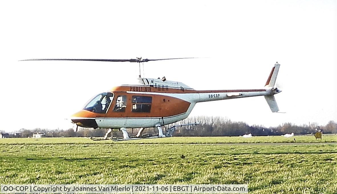 OO-COP, 1971 Agusta AB-206A JetRanger C/N 8284, Slide scan