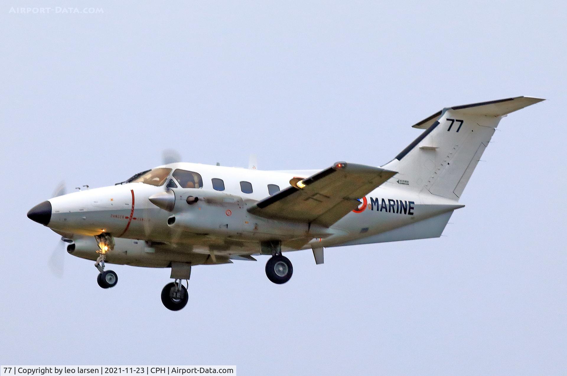 77, Embraer EMB-121AN Xingu C/N 121077, Copenhagen 23.11.2021