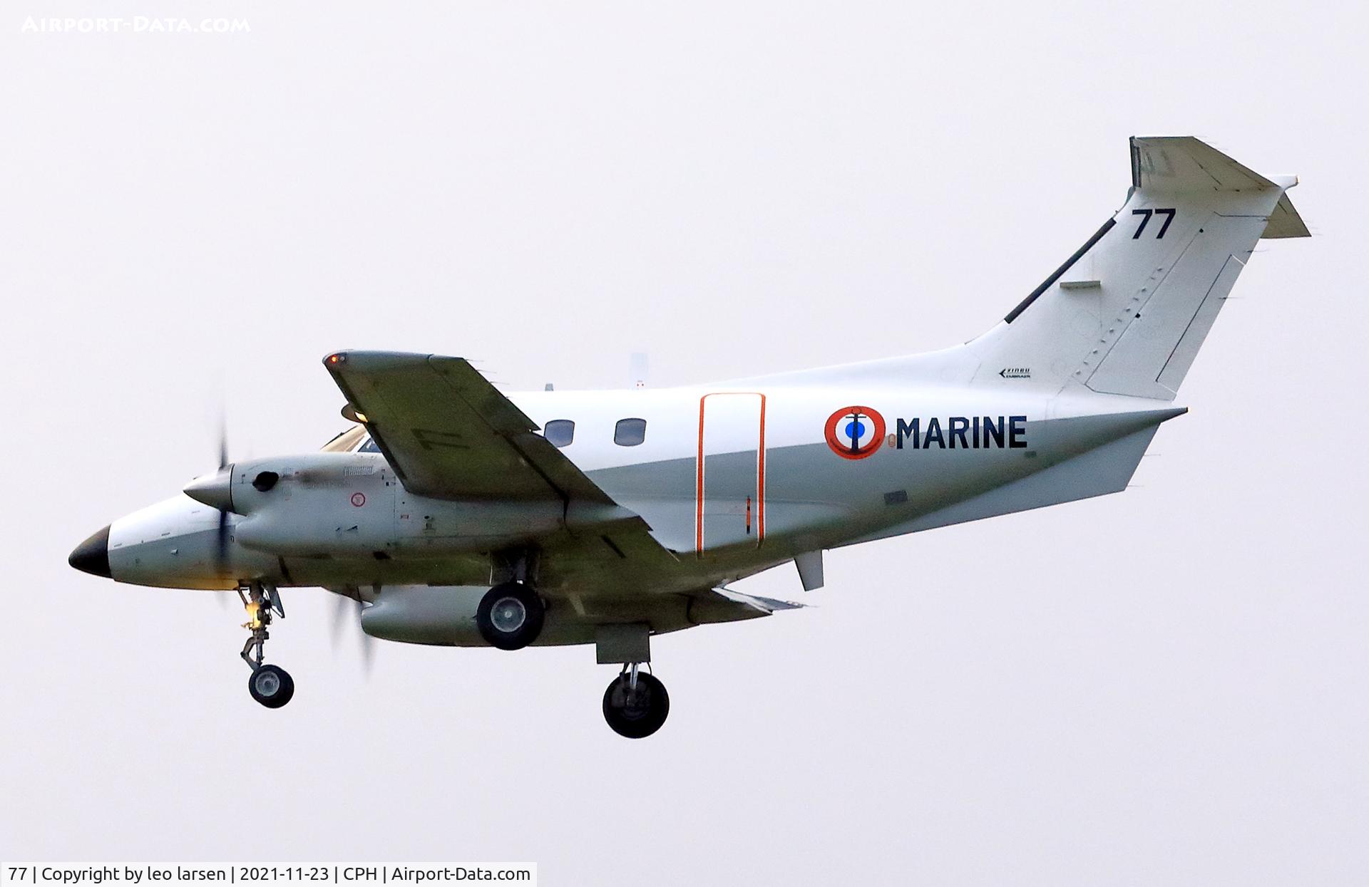 77, Embraer EMB-121AN Xingu C/N 121077, Copenhagen 23.11.2021