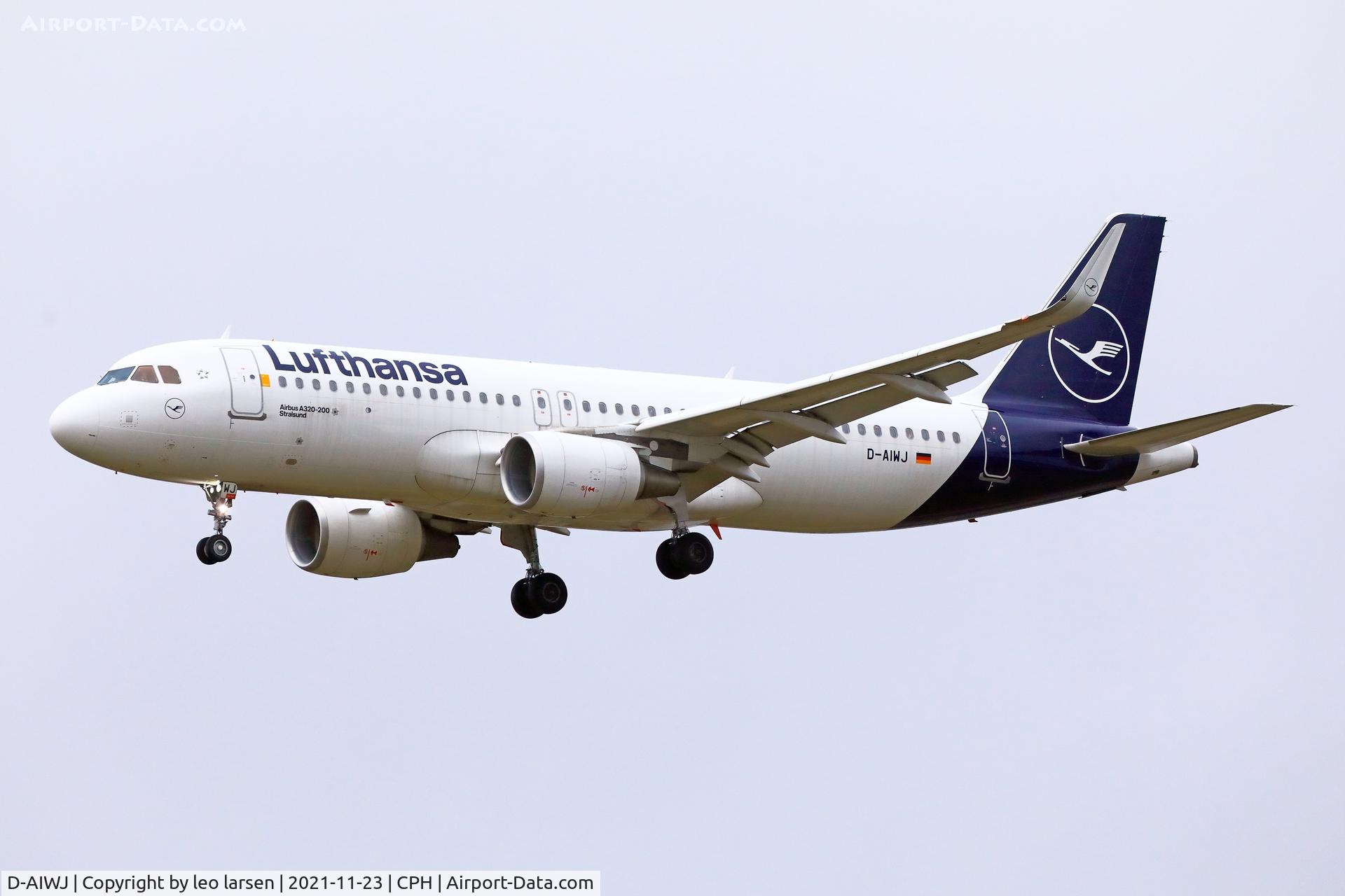 D-AIWJ, 2019 Airbus A320-214 C/N 9052, Copenhagen 23.11.2021