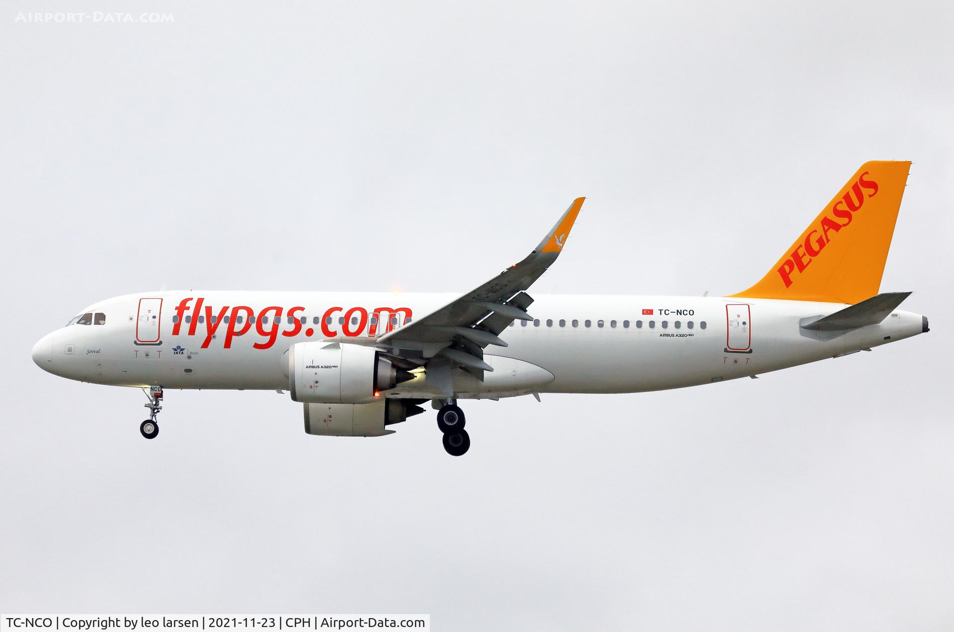 TC-NCO, 2020 Airbus A320-251N C/N 10096, Copenhagen 23.11.2021