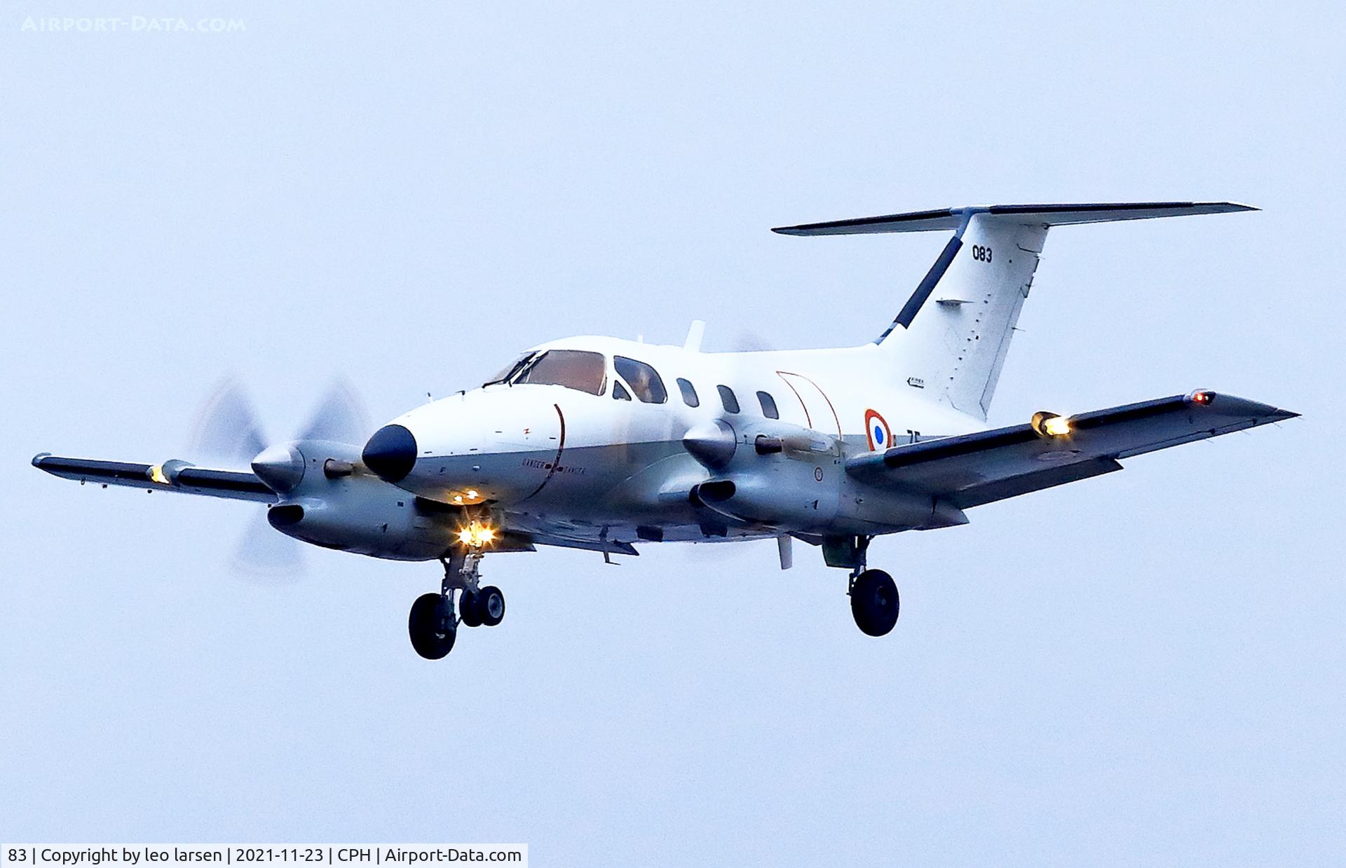 83, Embraer EMB-121AN Xingu C/N 121083, Copenhagen 23.11.2021