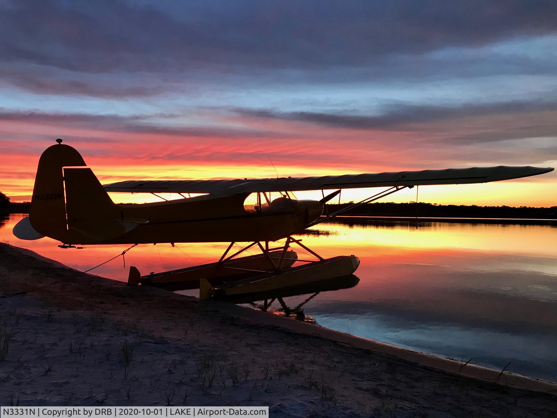 N3331N, 1946 Piper J3C-65 Cub C/N 22531, Sunset