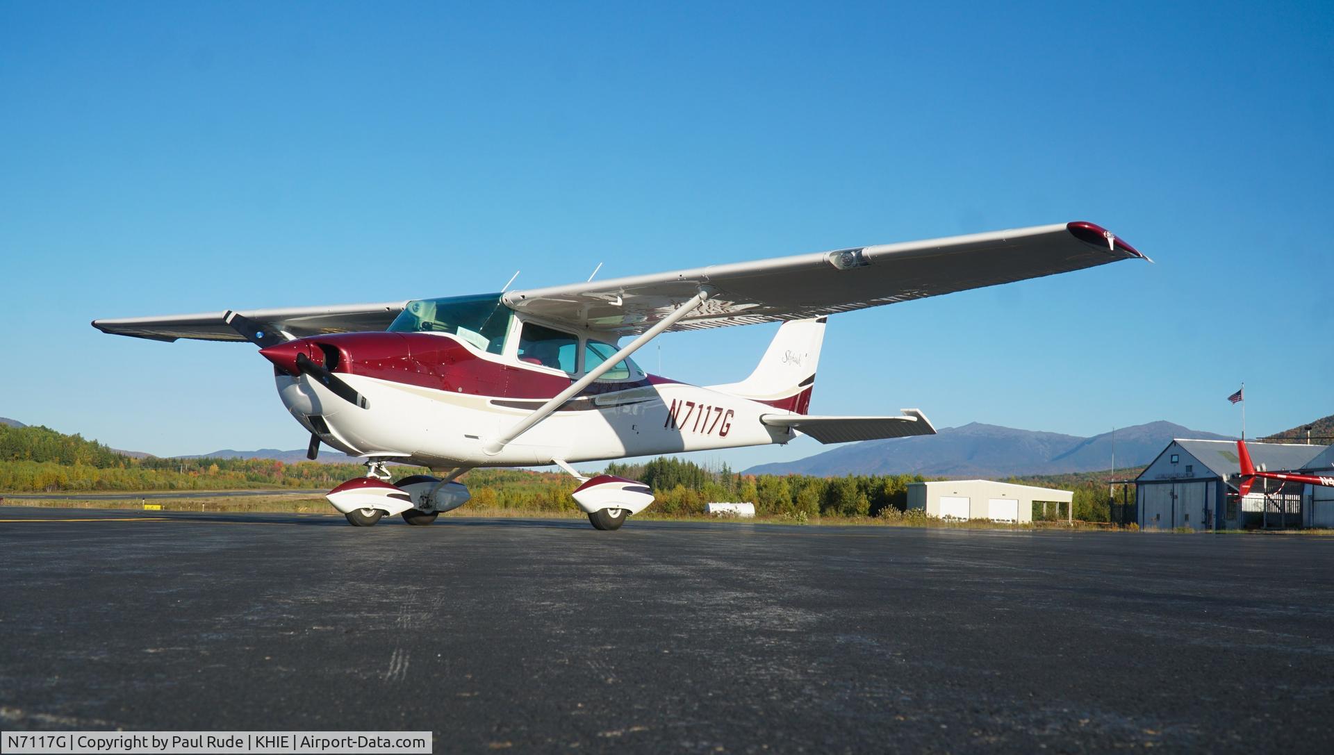 N7117G, 1969 Cessna 172K Skyhawk C/N 17258817, Quick photo during my first stop on my Second Solo Xcountry flight, KFSO, KHIE, KRUT, KFSO.  Mount Washington is a great little airport to fly into.