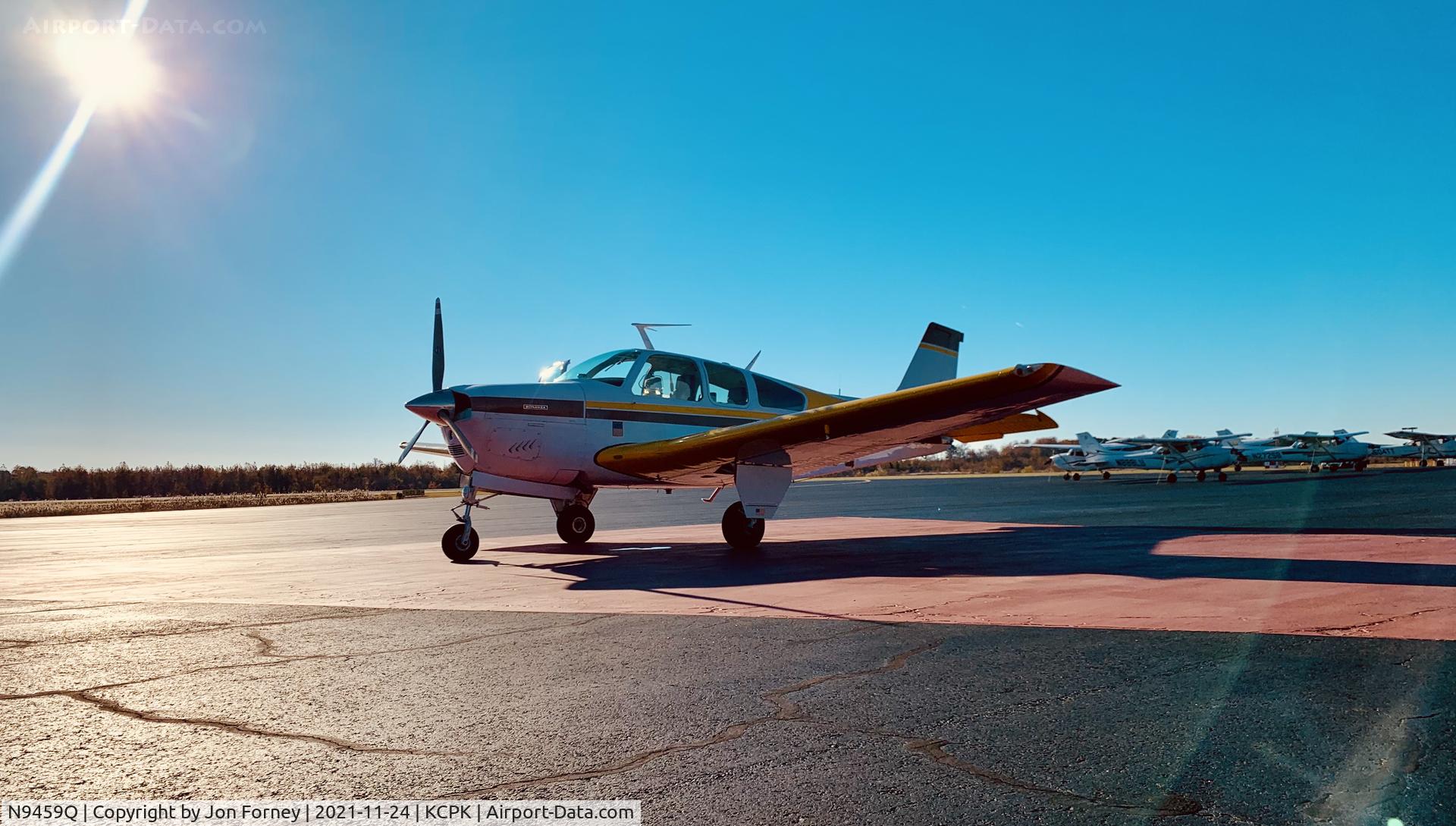 N9459Q, 1972 Beech F33A Bonanza C/N CE-367, A cold morning flight to CPK.