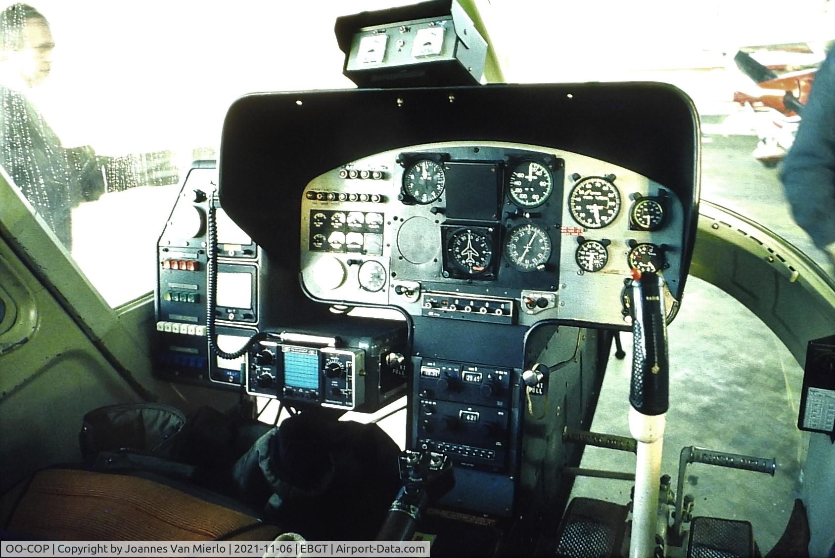 OO-COP, 1971 Agusta AB-206A JetRanger C/N 8284, Slide scan