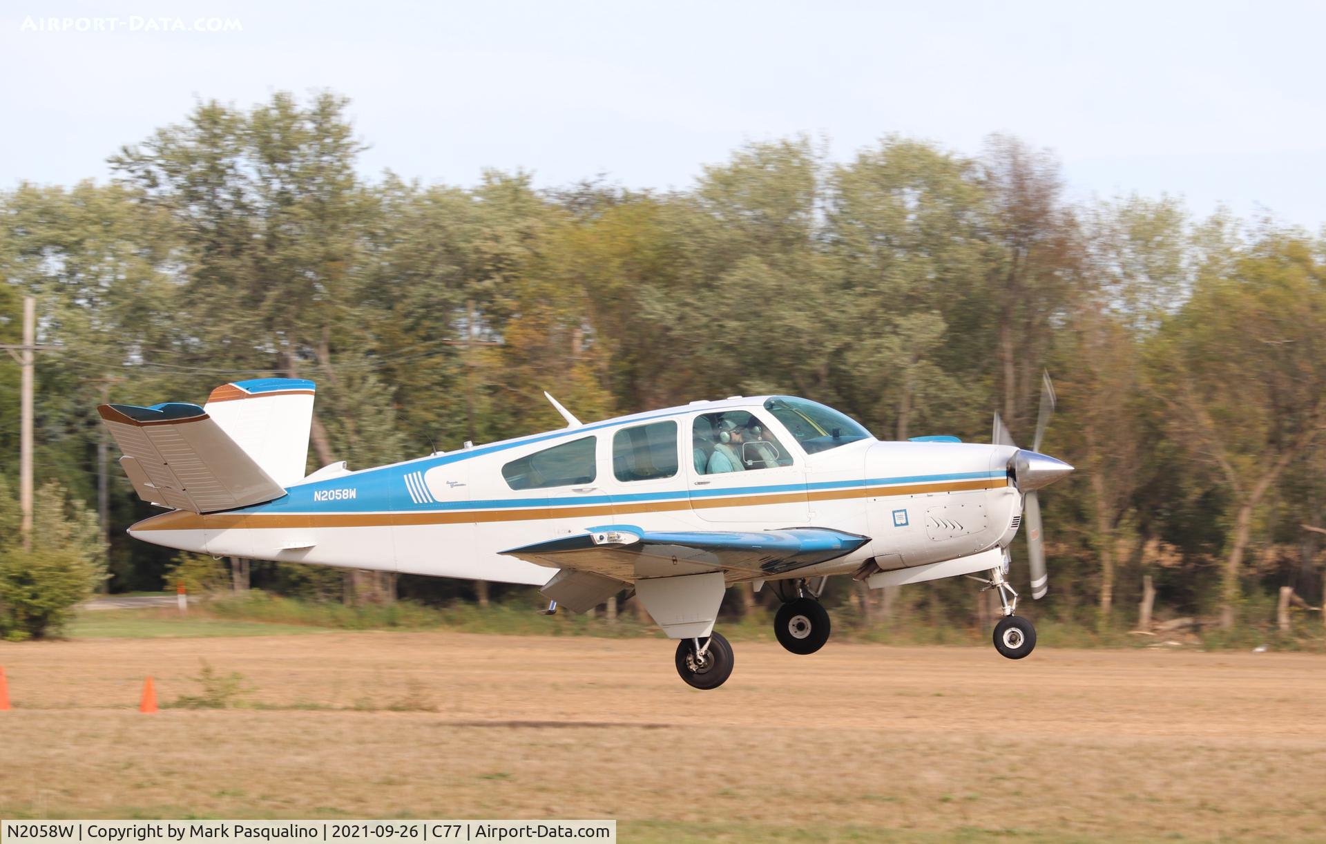 N2058W, 1966 Beech V35 Bonanza C/N D-8192, Beech V35