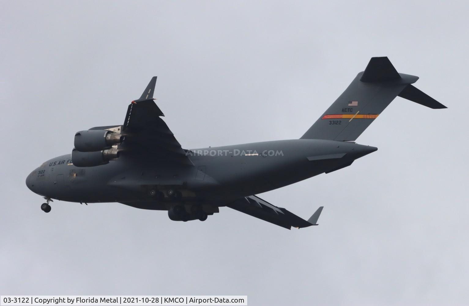 03-3122, 2003 Boeing C-17A Globemaster III C/N P-122, C-17A