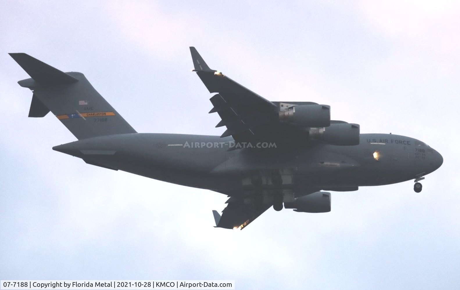 07-7188, 2007 Boeing C-17A Globemaster III C/N P-188, C-17A