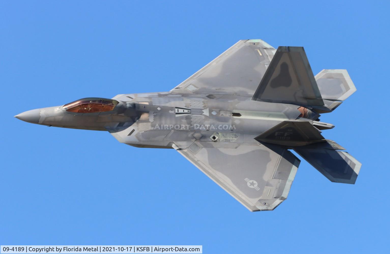 09-4189, 2009 Lockheed Martin F-22A Raptor C/N 645-4189, F-22A