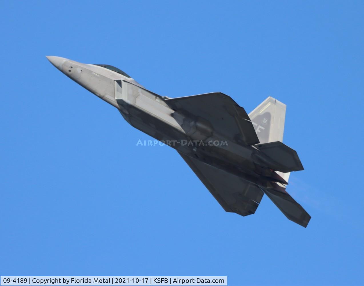 09-4189, 2009 Lockheed Martin F-22A Raptor C/N 645-4189, F-22A