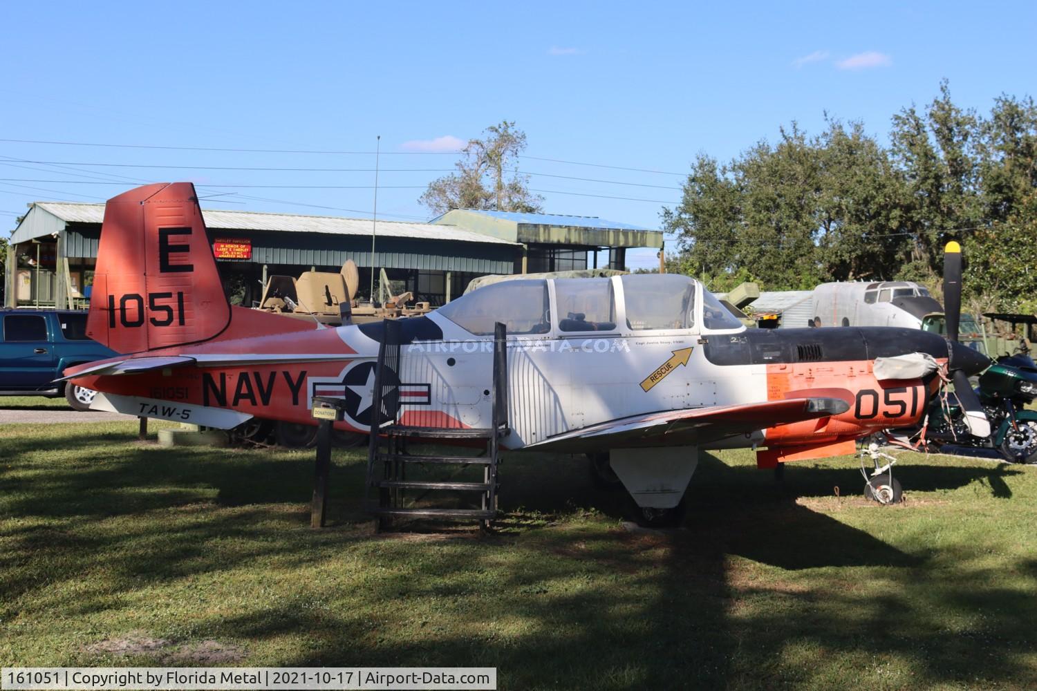 161051, Beech T-34C Turbo Mentor C/N GL-179, T-34C at Vietnam Veterans Museum Orlando
