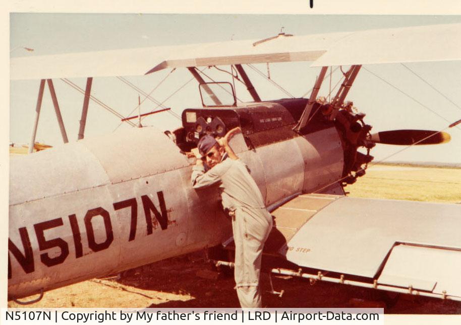 N5107N, 1943 Boeing B75N1 C/N 75-7166, Sometimes we search for something which might be a lost part of our lives.This is my father in us airforce in 1969.Today me and brother are captain of Boeing 737 with the effort of this great man in his entire life. Thank God he is still alive today,74yrs