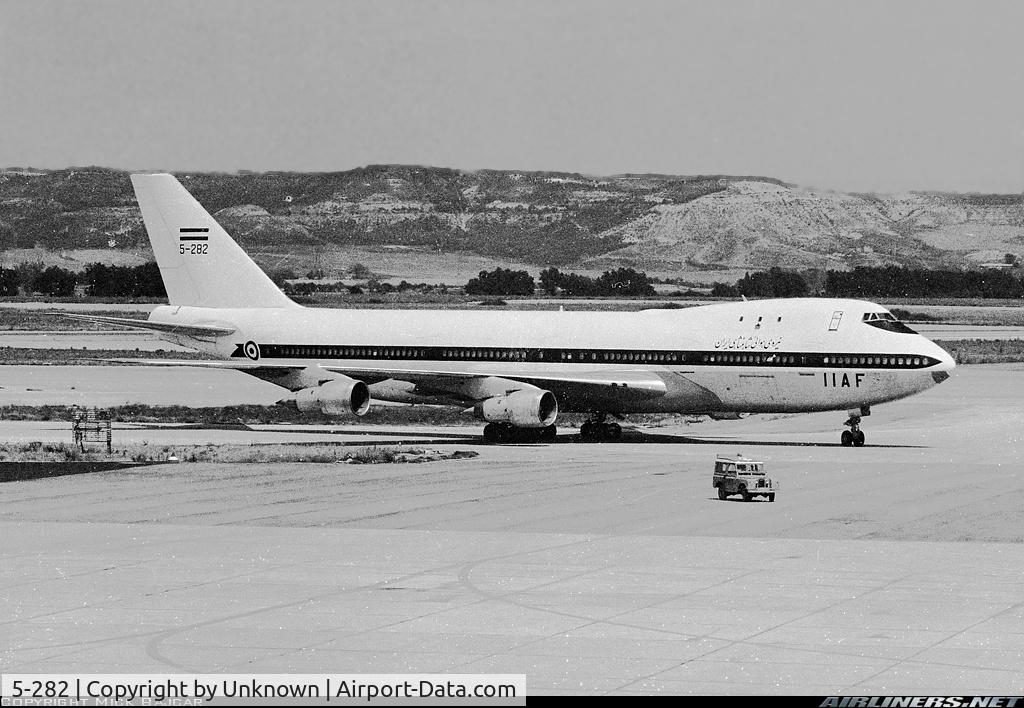 5-282, 1970 Boeing 747-131 C/N 20080, Great kingdom of iran