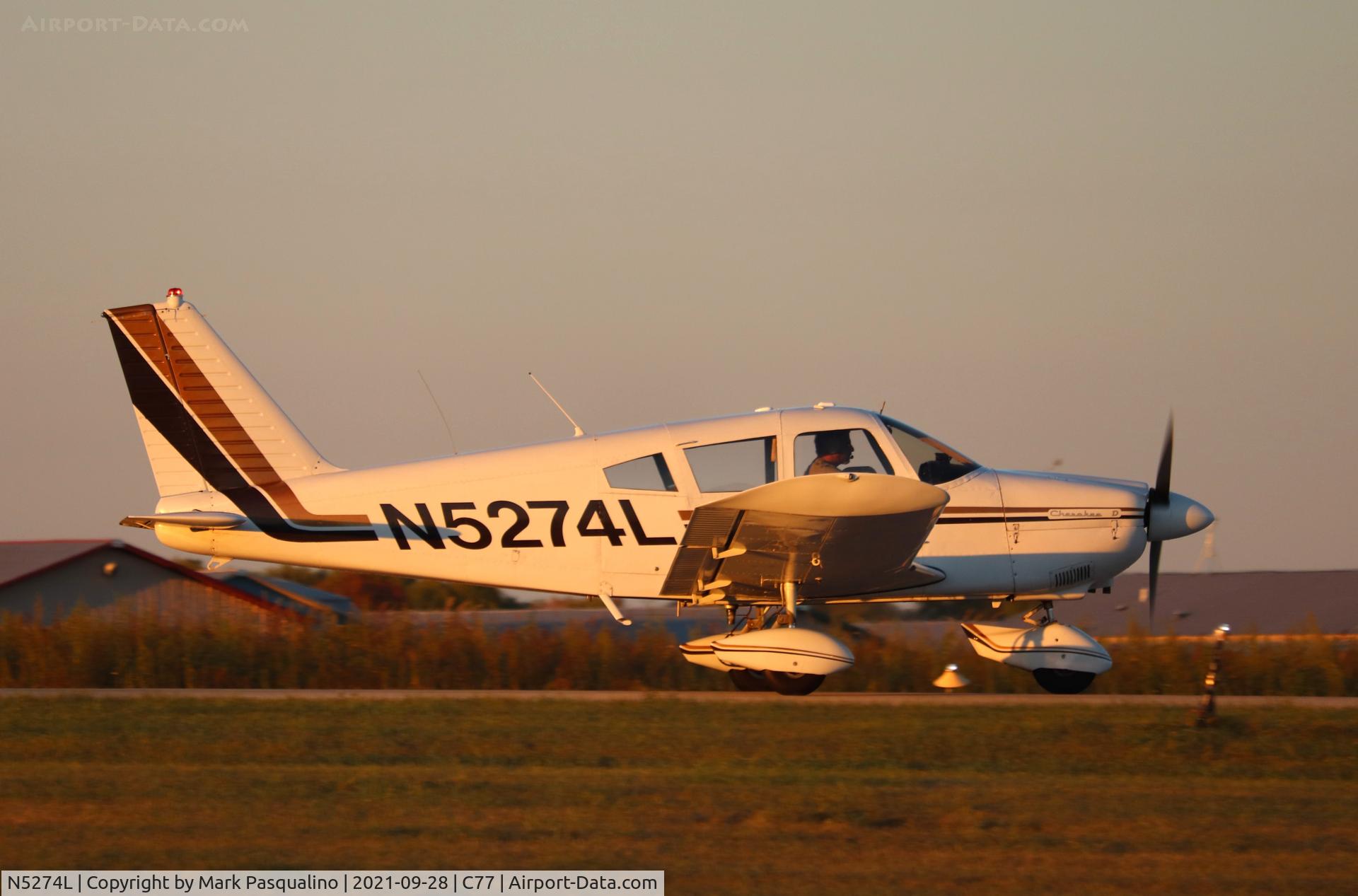 N5274L, 1967 Piper PA-28-180 C/N 28-4573, Piper PA-28-180