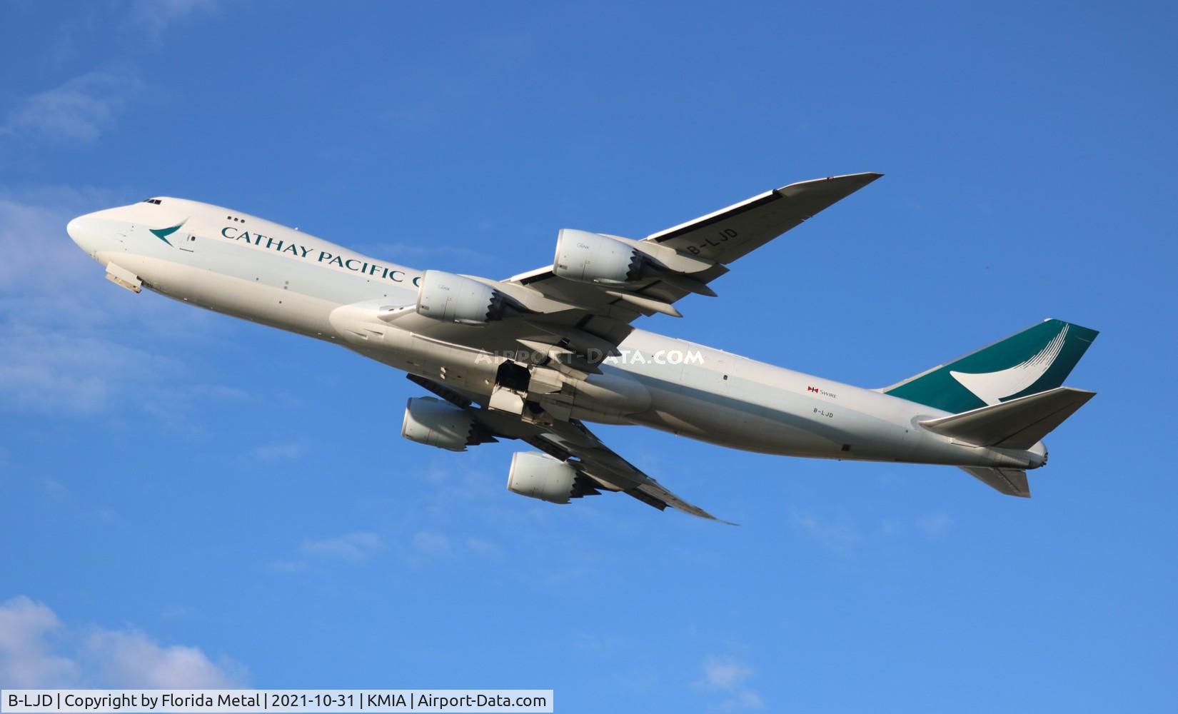 B-LJD, 2013 Boeing 747-867F/SCD C/N 39241, Cathay Pacific