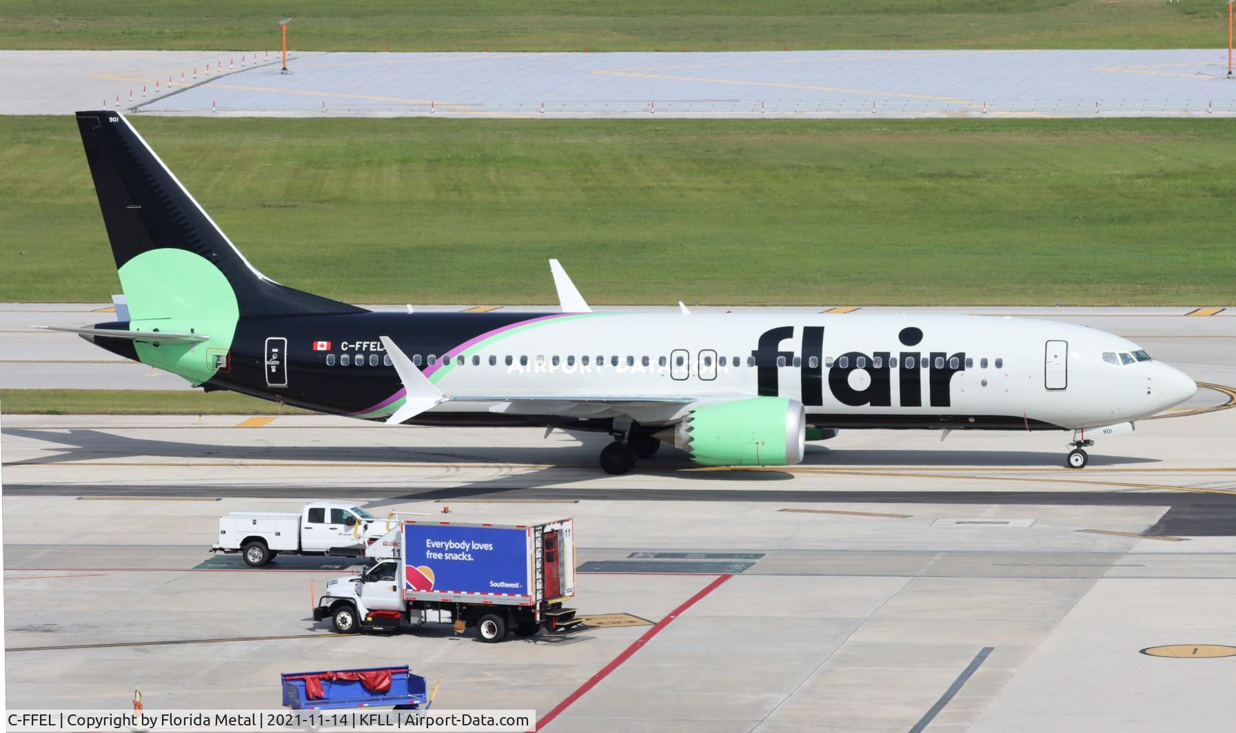 C-FFEL, 2021 Boeing 737-8 MAX C/N 64942, Flair Airlines