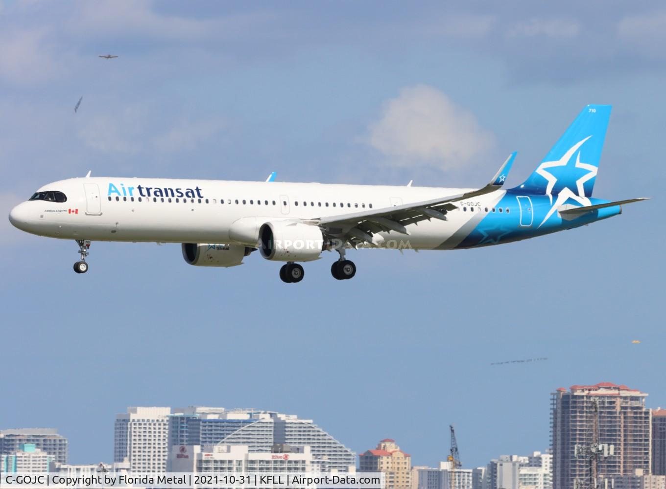 C-GOJC, 2021 Airbus A321-271NX C/N 10521, Air Transat