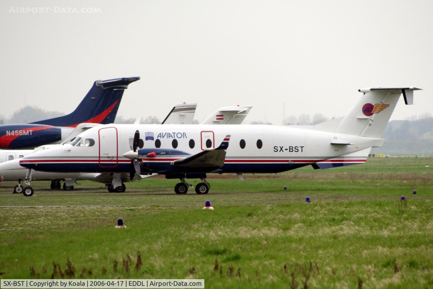 SX-BST, Beech 1900D C/N UE-236, Resting at the GAT