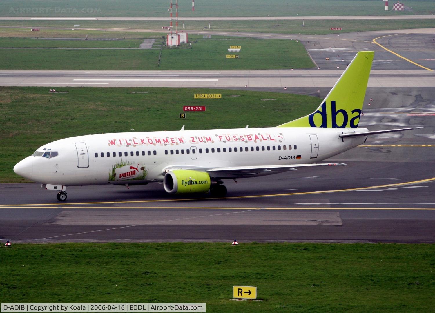 D-ADIB, 1999 Boeing 737-36Q C/N 30334, World CUP 2006 feaver