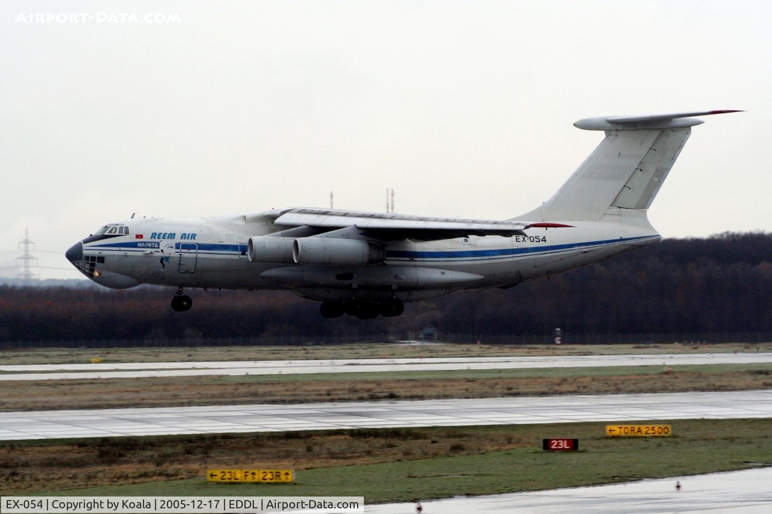 EX-054, Ilyushin IL-76TD C/N 87-10, Humanitarian flight for Christmas to East Europe
