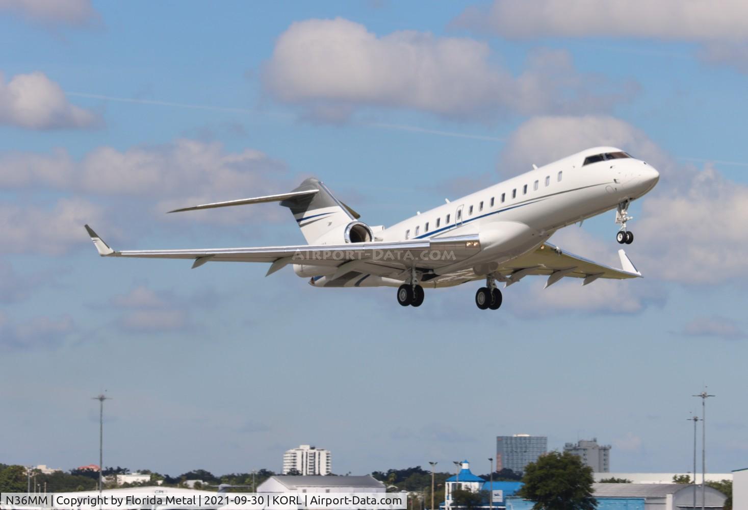 N36MM, 2007 Bombardier BD-700-1A10 Global Express XRS C/N 9244, Global Express
