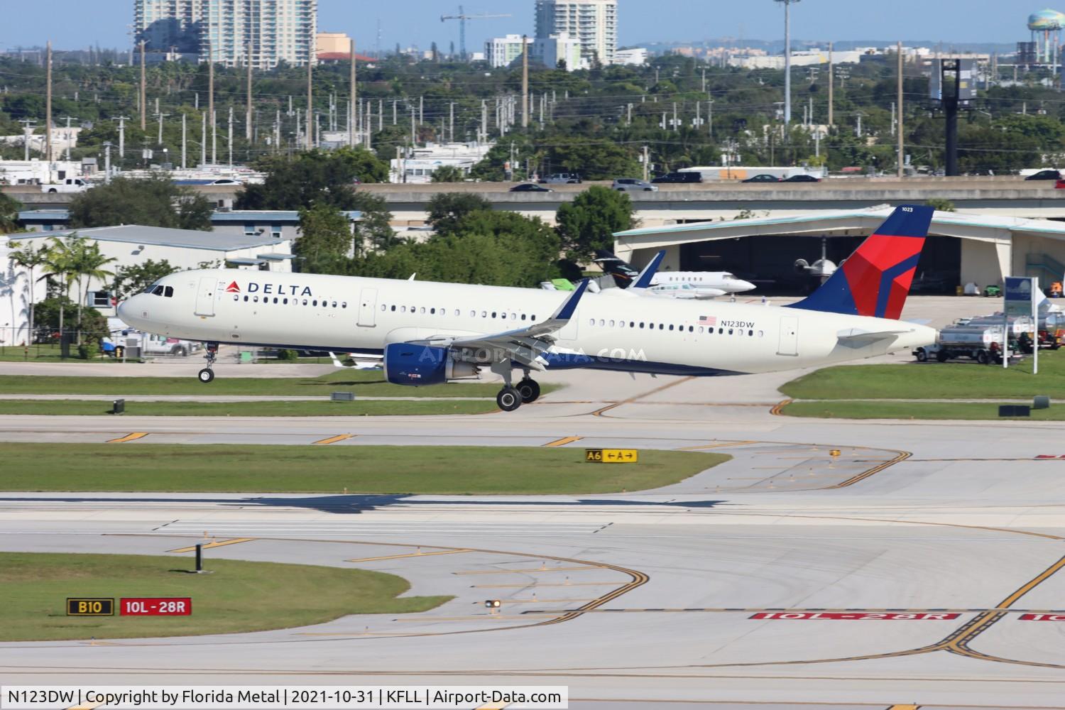 N123DW, 2021 Airbus A321-211 C/N 10234, Delta