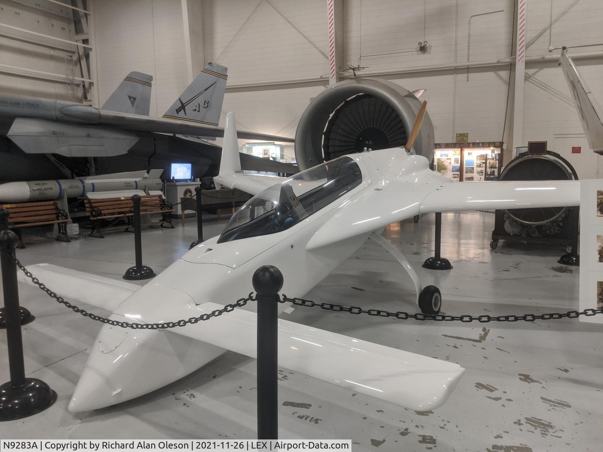 N9283A, 1979 Rutan VariEze C/N 579, Restored, November 2021, Aviation Museum of Kentucky