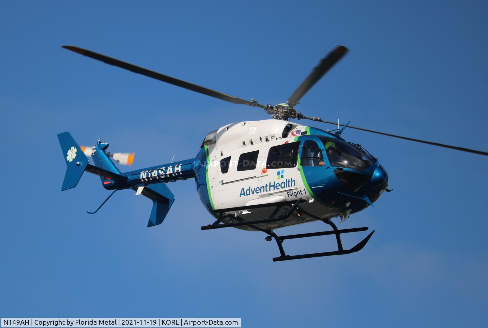 N149AH, 2021 Airbus Helicopters H-145 (BK-117D-2) C/N 9868, Advent Health