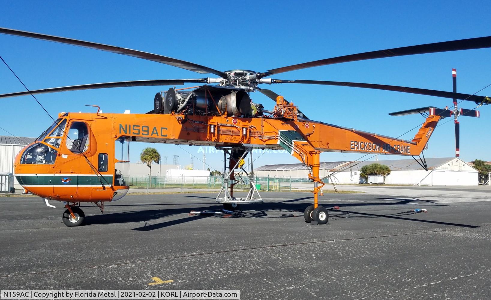 N159AC, 1970 Sikorsky S-64F Skycrane C/N 64084, Skycrane