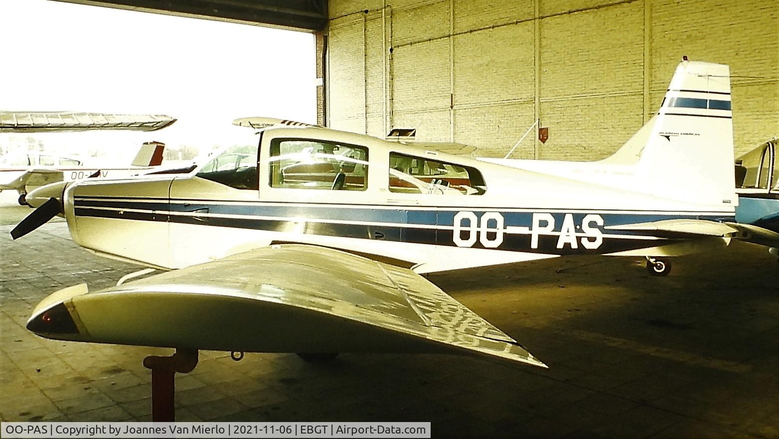 OO-PAS, 1974 Grumman American AA-5 Traveler C/N AA5-0507, Slide scan