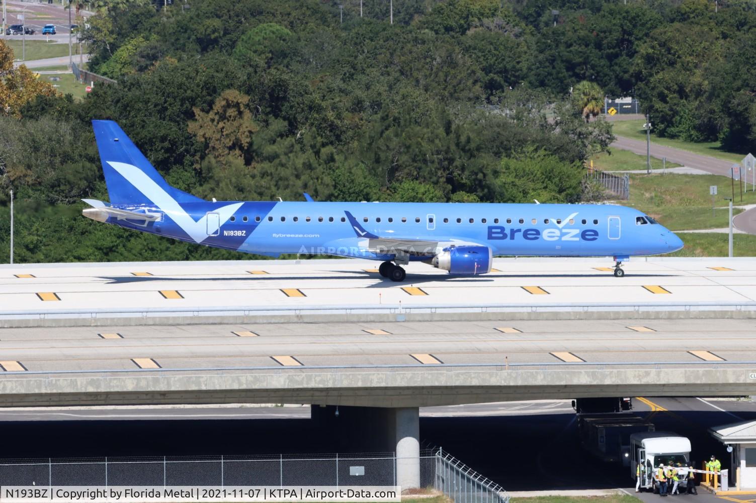 N193BZ, 2013 Embraer 195LR (ERJ-190-200LR) C/N 19000652, Breeze