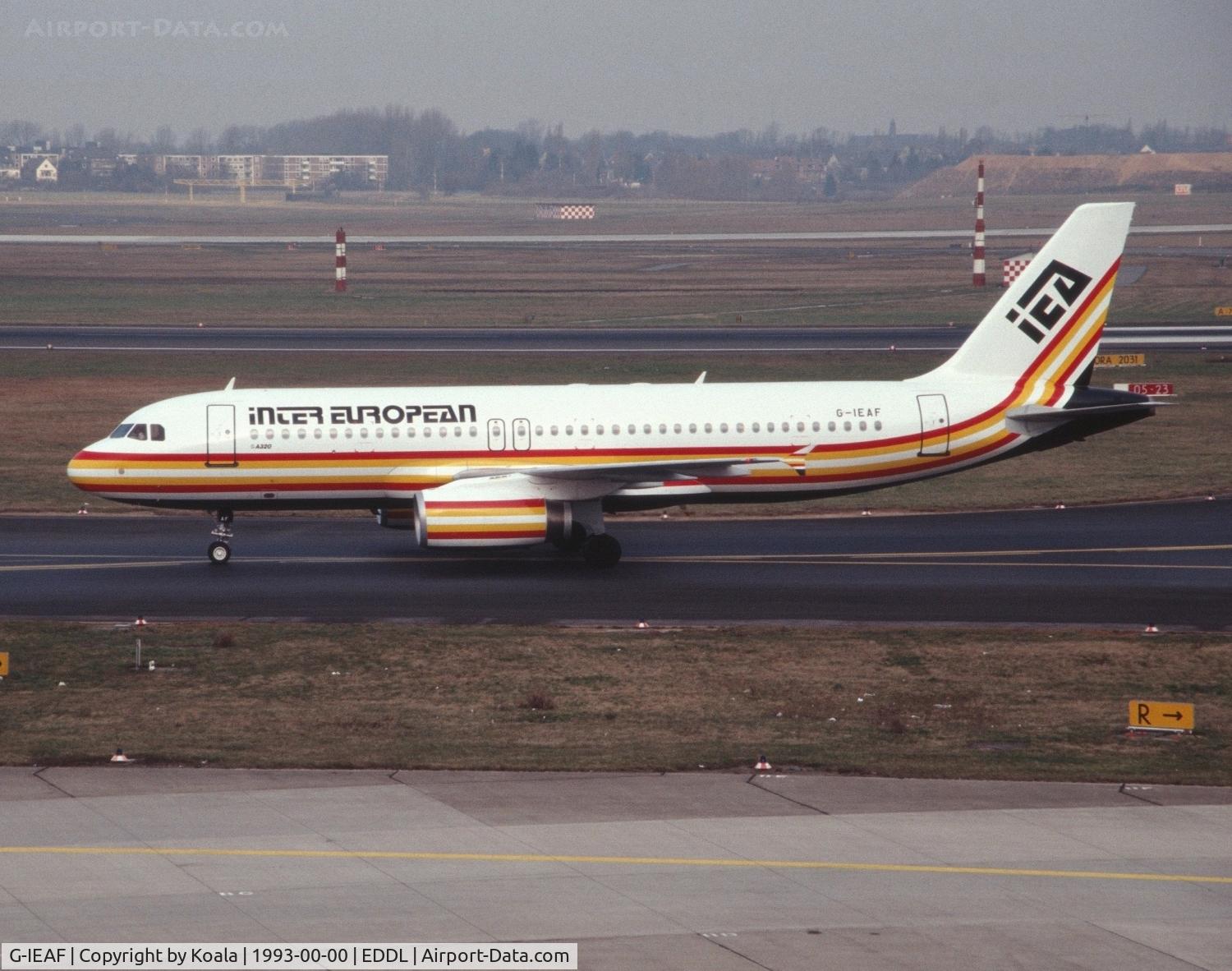 G-IEAF, 1992 Airbus A320-231 C/N 362, Charter Flight