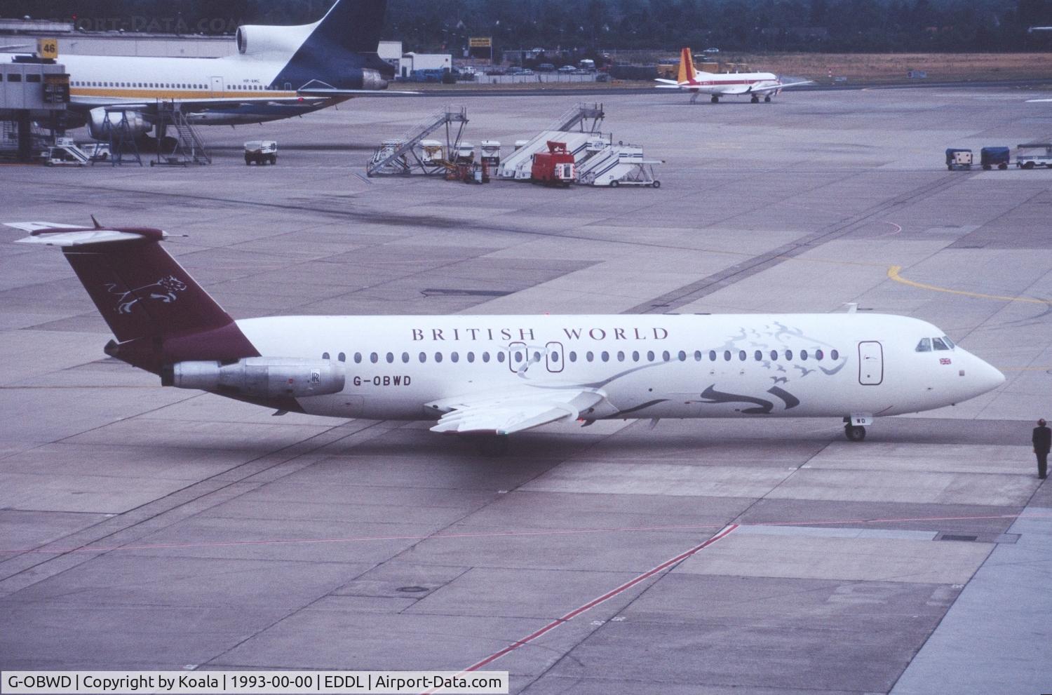 G-OBWD, 1970 BAC 111-518FG One-Eleven C/N BAC.203, Air UK Flight to Stansted