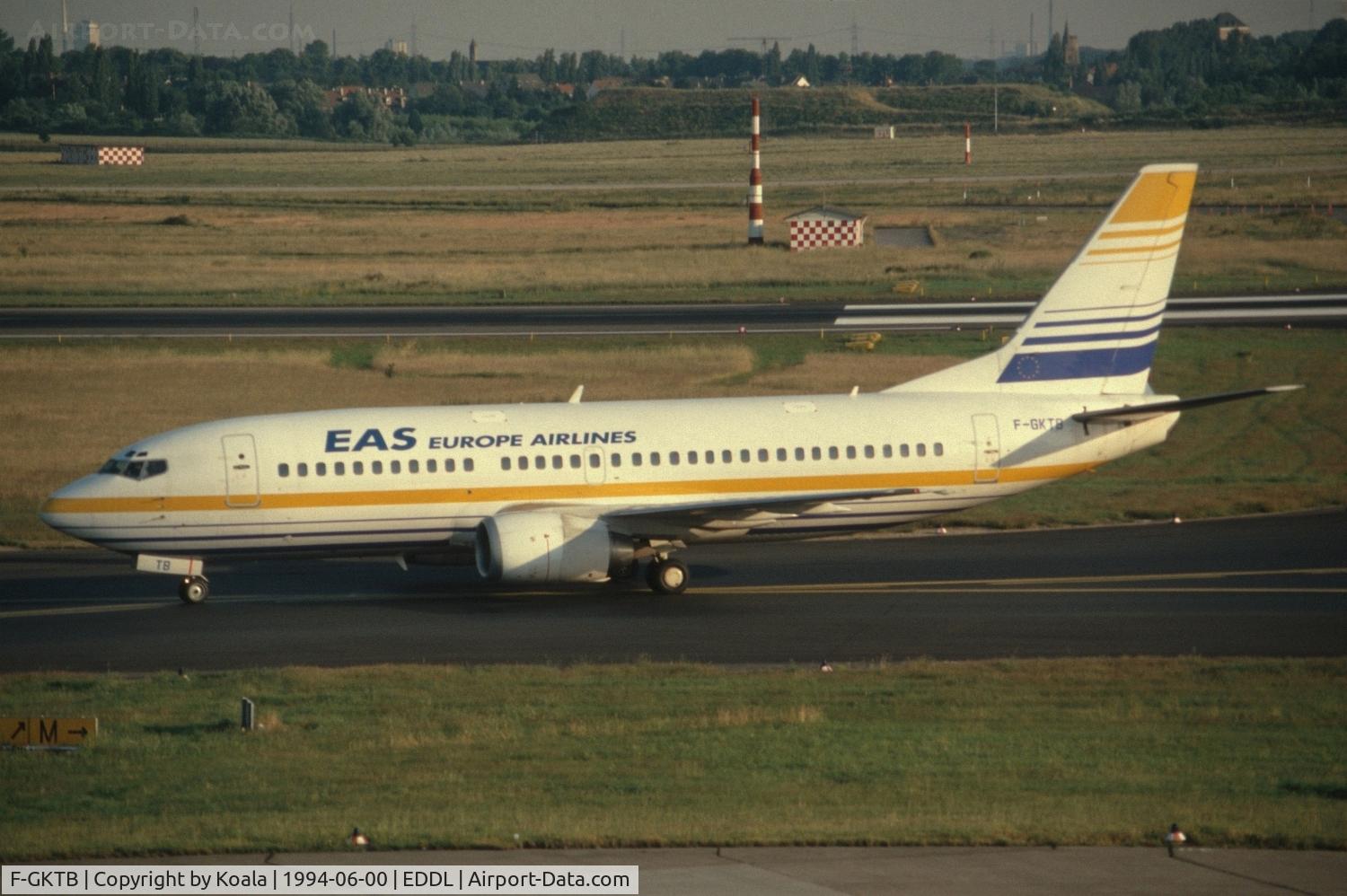 F-GKTB, Boeing 737-3M8 C/N 24414, Early Morning arrival