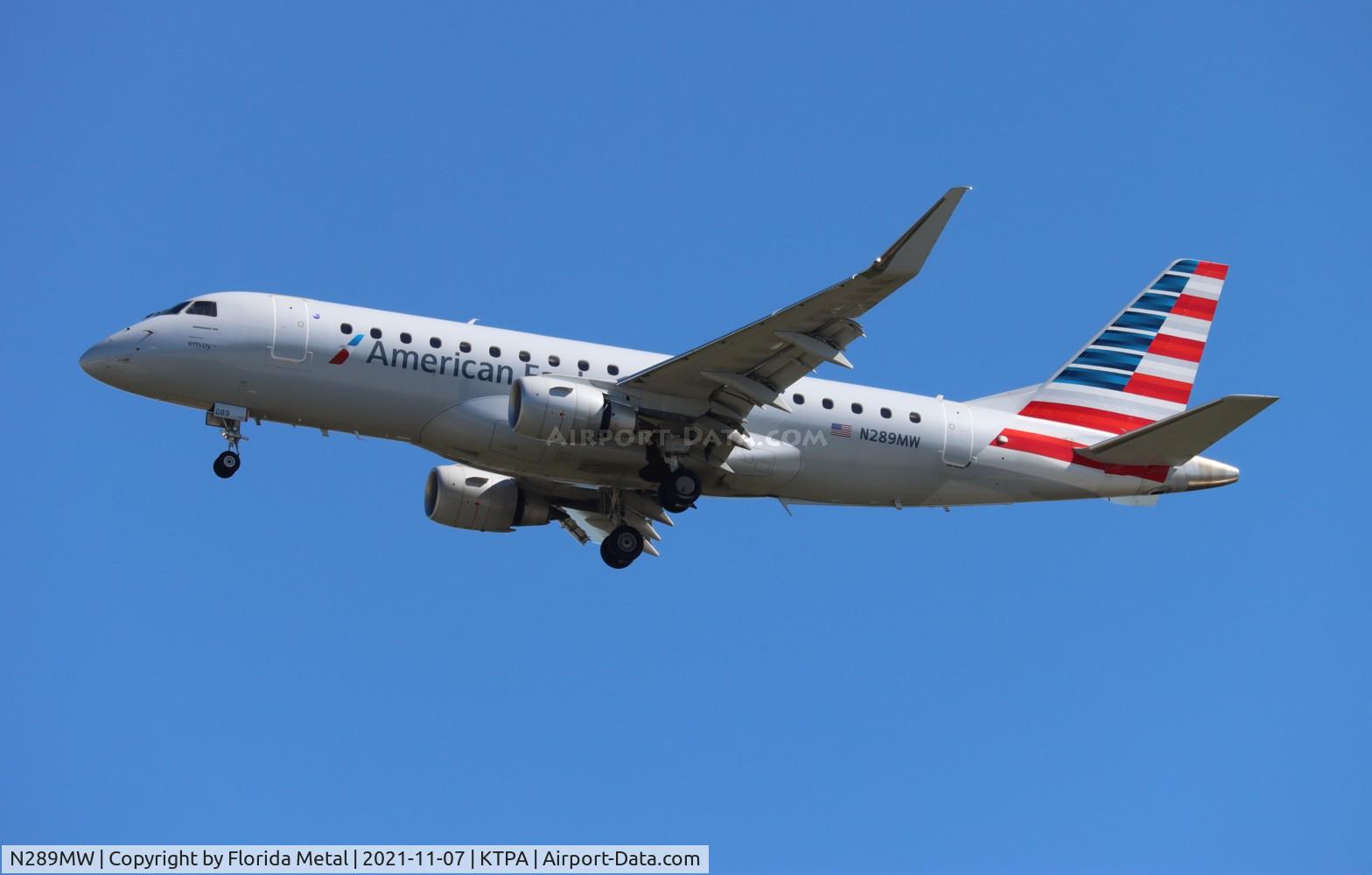 N289MW, 2019 Embraer 175LR (ERJ-170-200LR) C/N 17000840, American Eagle