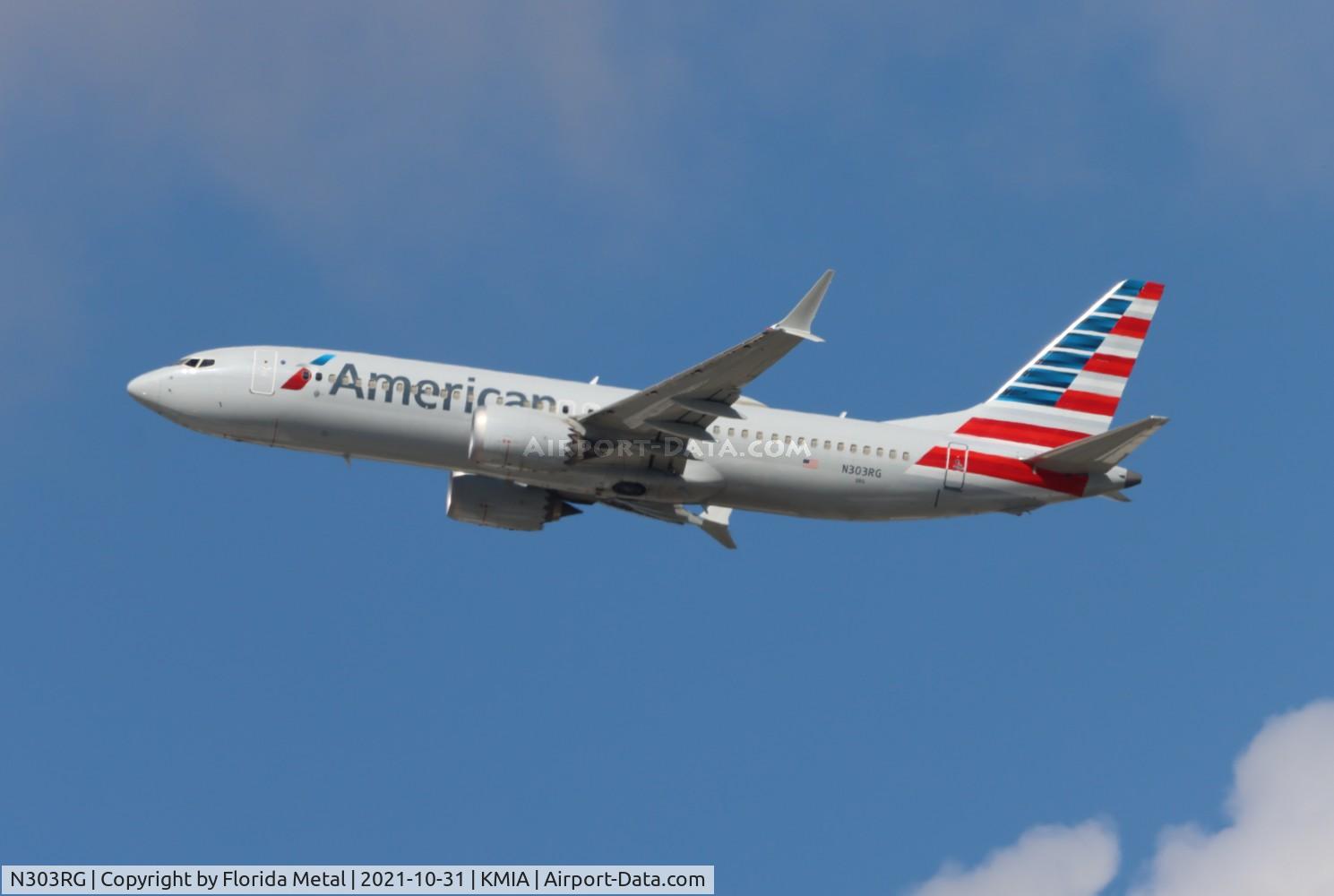 N303RG, 2018 Boeing 737-8 MAX C/N 44448, American 737 MAX 8