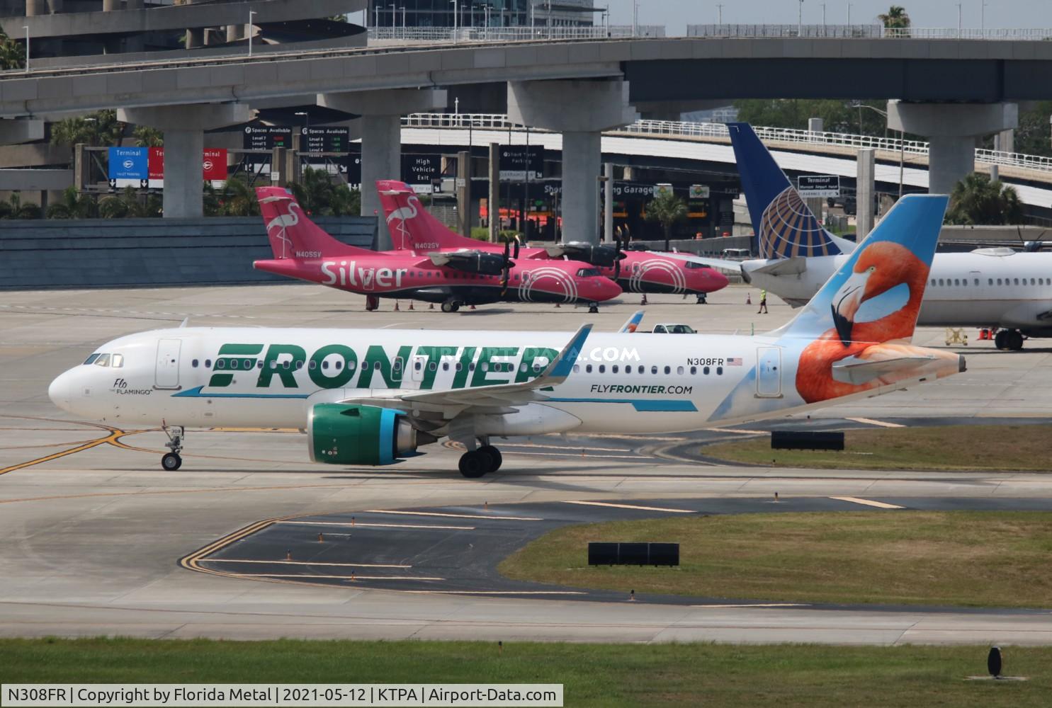N308FR, 2017 Airbus A320-251N C/N 7538, Flo the Flamingo