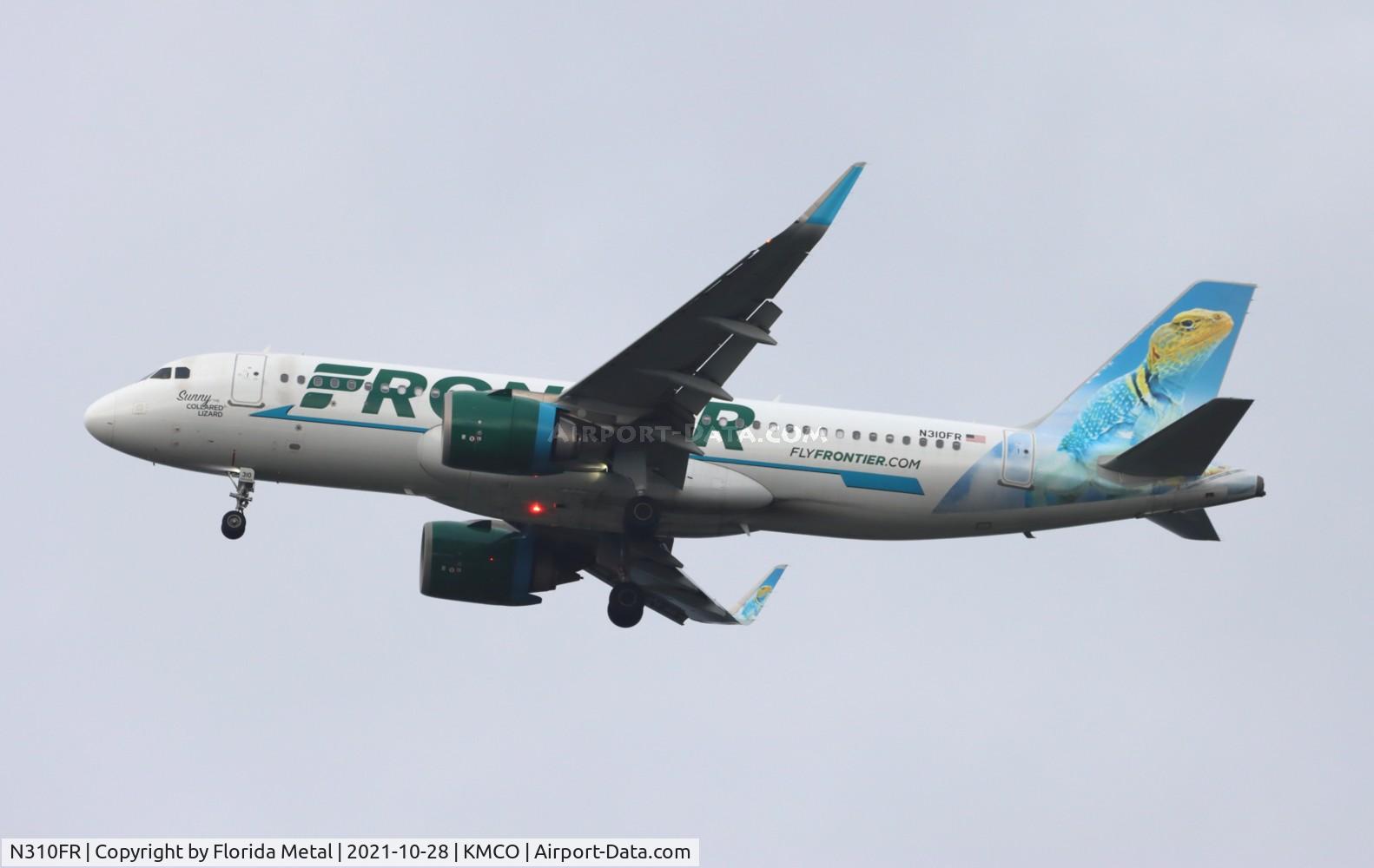 N310FR, 2017 Airbus A320-251N C/N 7600, Sunny