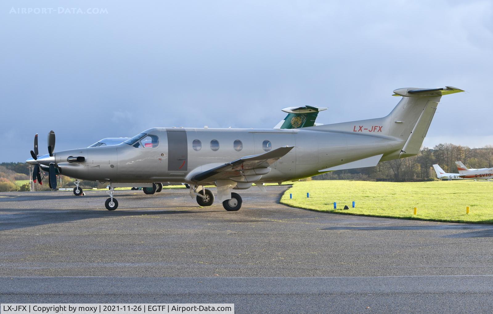 LX-JFX, 2014 Pilatus PC-12/47E C/N 1510, Pilatus PC-12/47E at Fairoaks.