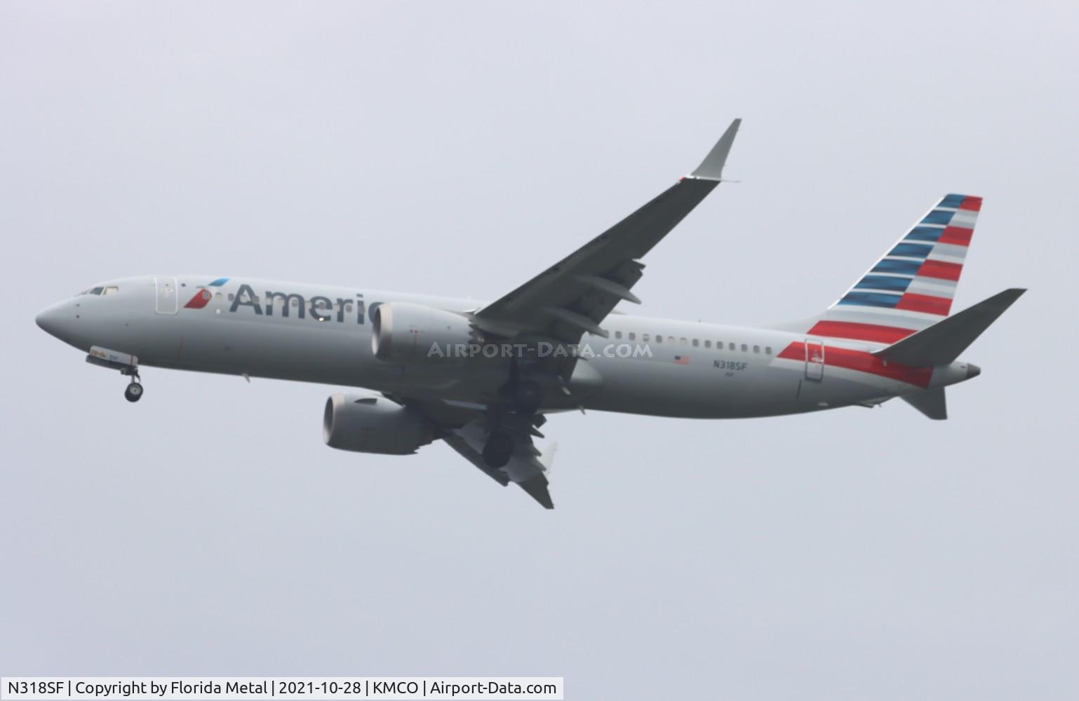 N318SF, 2020 Boeing 737-8 MAX C/N 44473, American 737 MAX 8