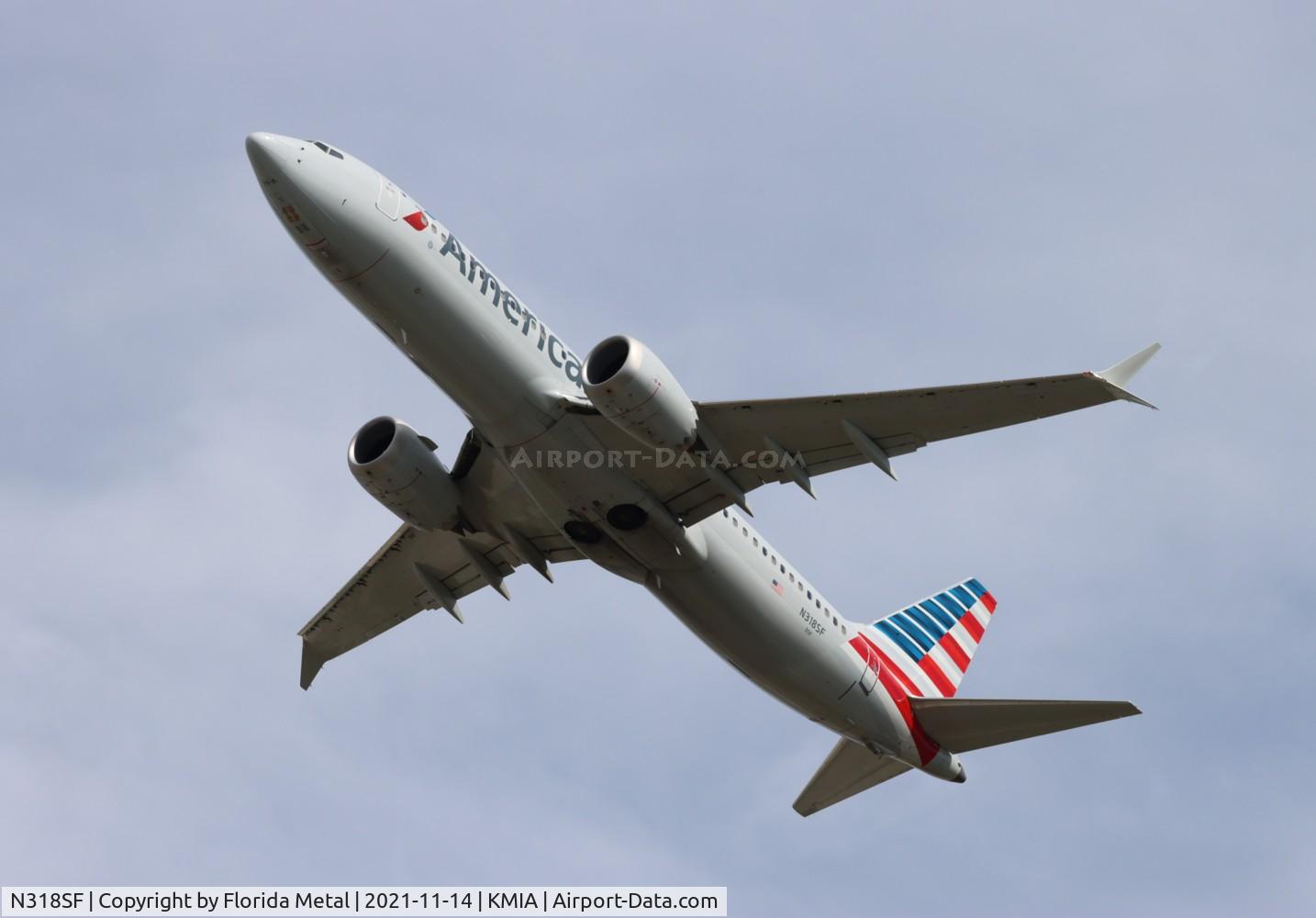 N318SF, 2020 Boeing 737-8 MAX C/N 44473, American 737 MAX 8
