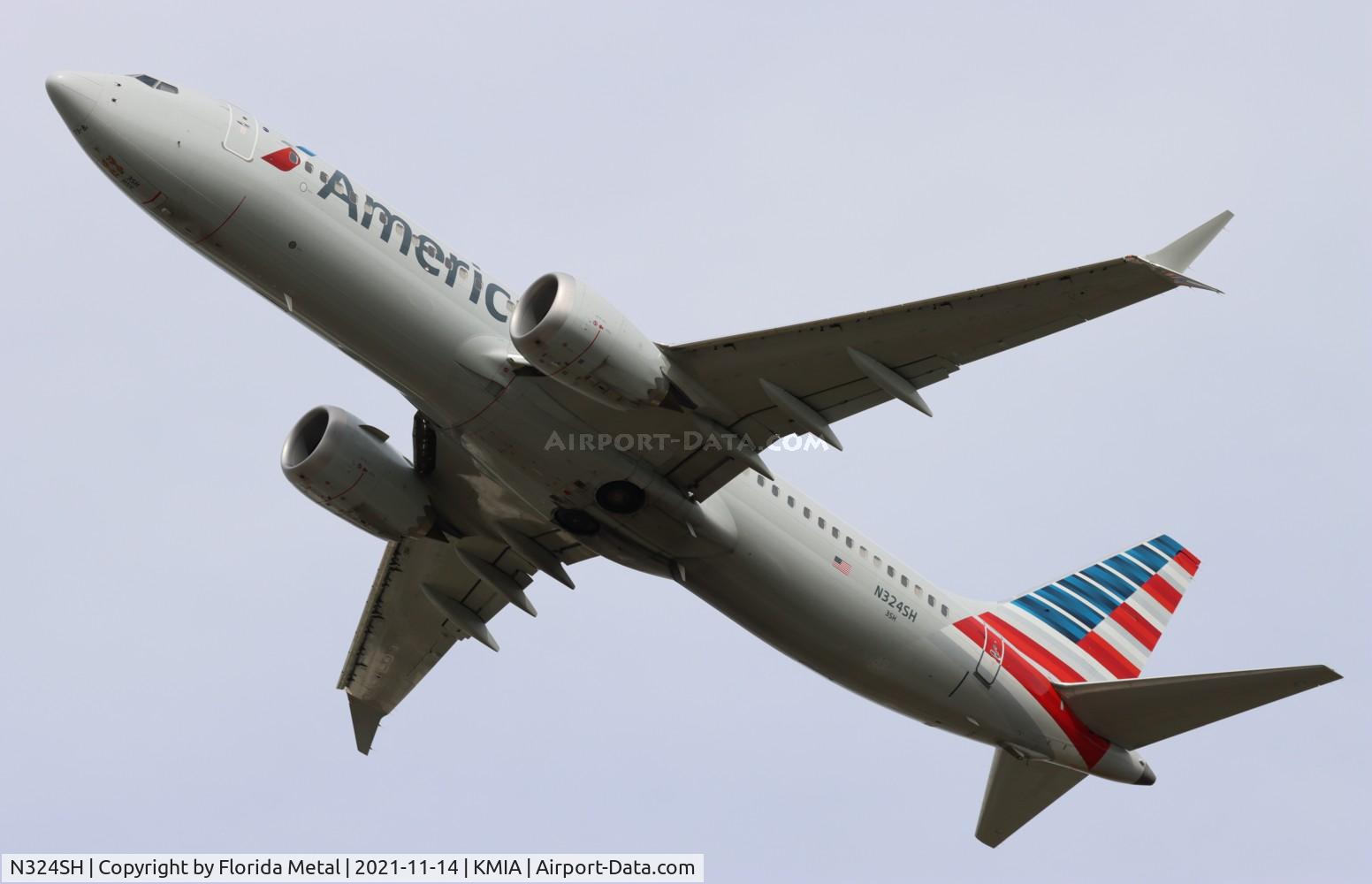 N324SH, 2020 Boeing 737 MAX 8 C/N 44476, American 737 MAX 8