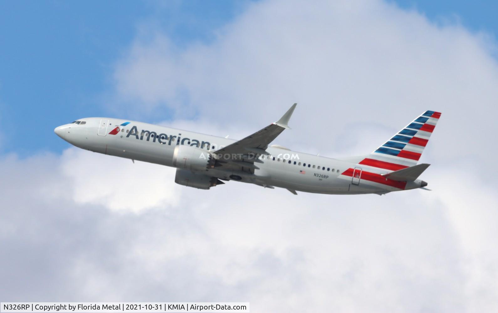 N326RP, 2018 Boeing 737-8 MAX C/N 44456, American 737 MAX 8